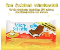 Der goldene Windbeutel für Ferrero Milchschnitte