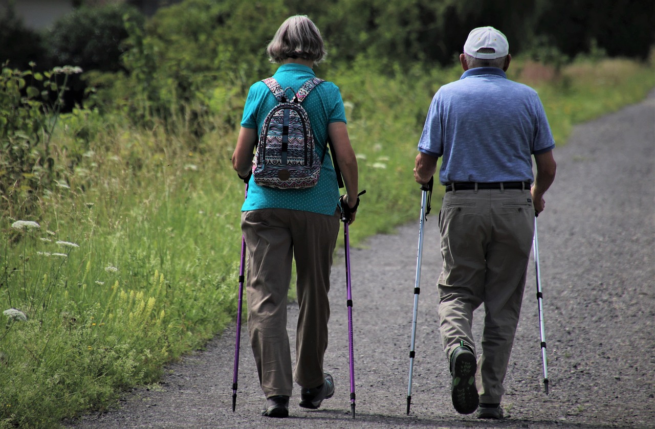 NORDIC WALKING POLES FOR HEALTH AND FITNESS