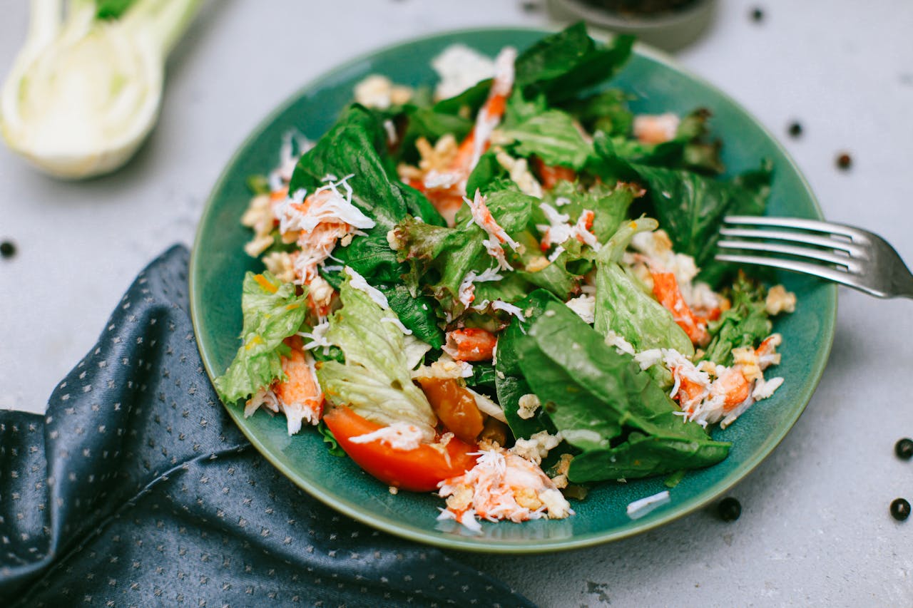 Crab Salad with Pimiento Mayonnaise